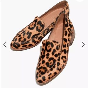 Madewell The Frances Loafer in Leopard Calf Hair size 7.5